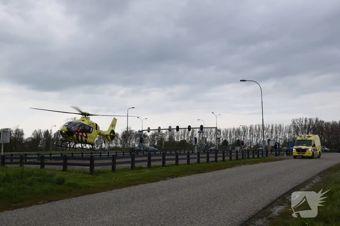 Jong kind overgebracht met traumahelikopter door incident