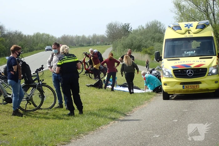 Motorrijder gewond door ongeval
