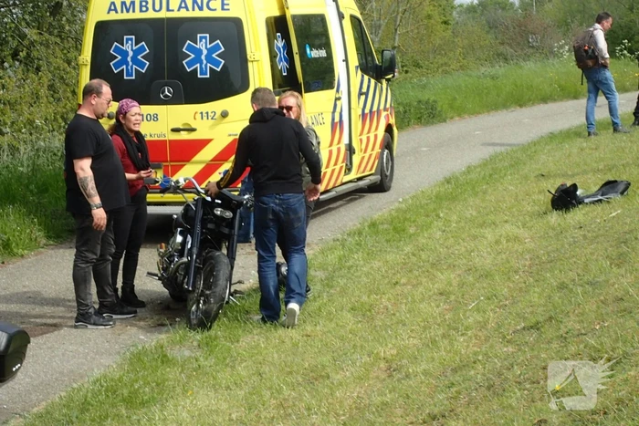 Motorrijder gewond door ongeval
