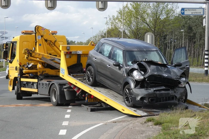 Een iemand gewond bij ongeval