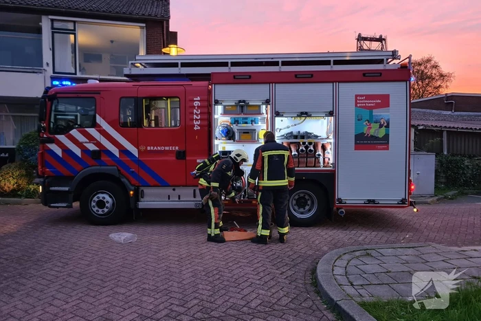 Pan op vuur vat vlam