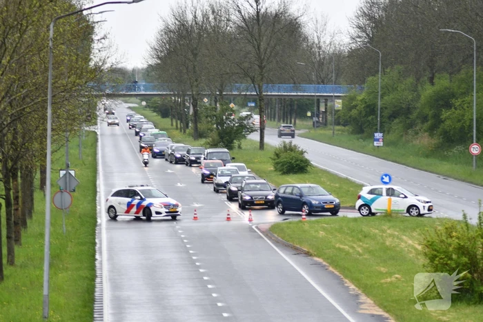 Ongeval tussen drie auto's op kruising