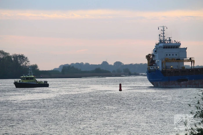 Schade bij aanvaring tussen twee schepen