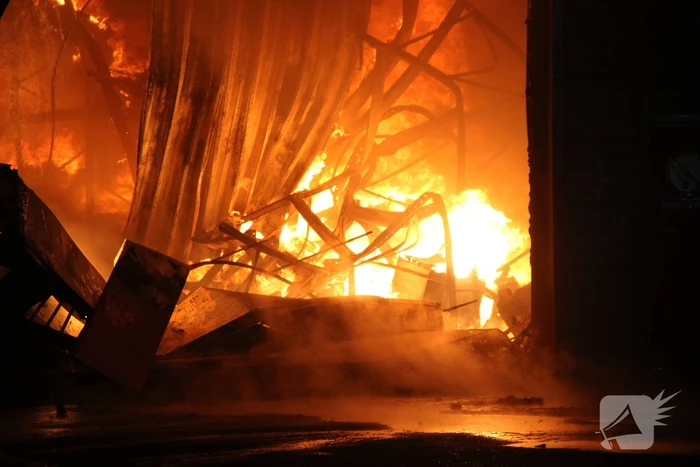 Uitslaande brand in industriepand