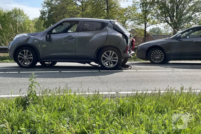 Veel schade bij kettingbotsing