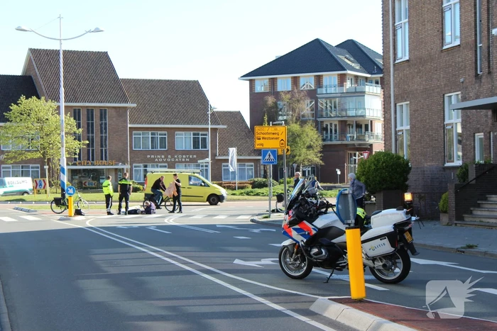 Fietsster gewond door botsing met andere fietser