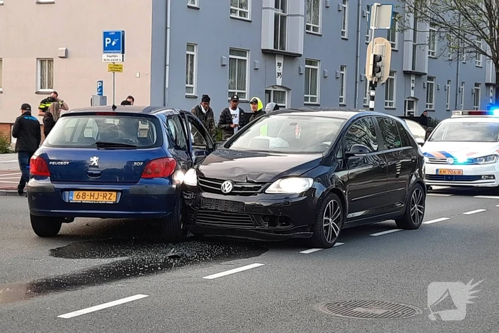 Schade bij ongeval op kruising