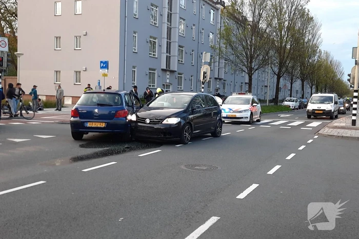 Schade bij ongeval op kruising