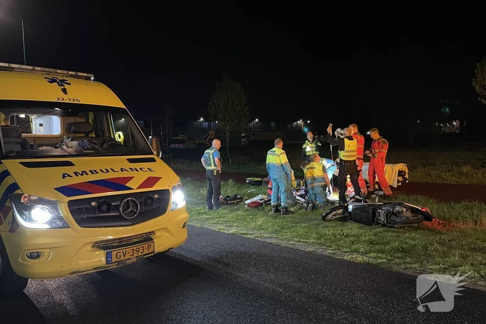 Scooterrijder ernstig gewond bij eenzijdig verkeersongeval