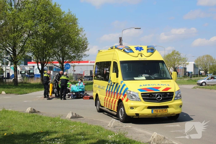 Motorrijder raakt gewond na val