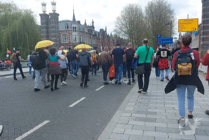 Manifestatie Walk of Freedom tegen coronabeleid