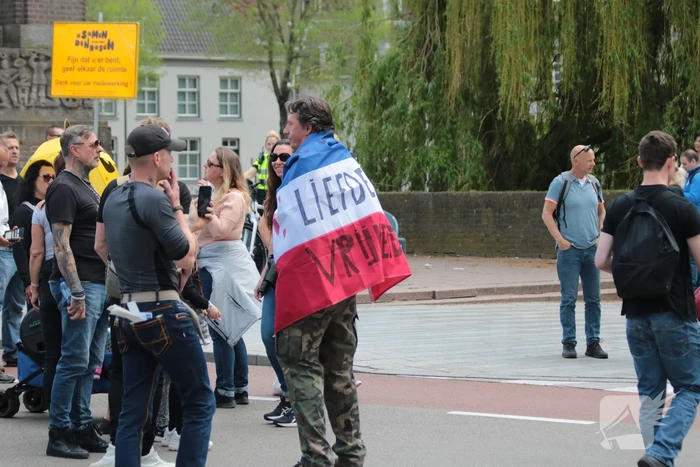Manifestatie Walk of Freedom tegen coronabeleid