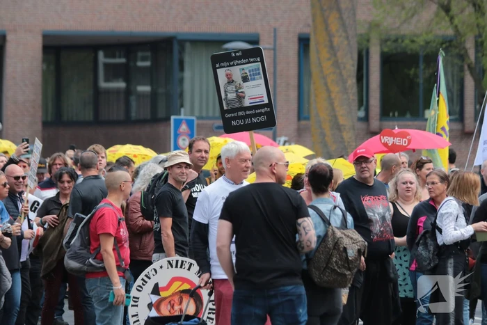 Manifestatie Walk of Freedom tegen coronabeleid