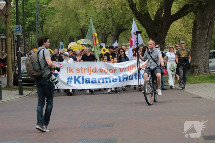 Manifestatie Walk of Freedom tegen coronabeleid