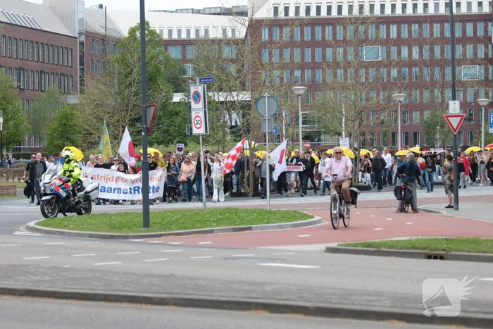Manifestatie Walk of Freedom tegen coronabeleid