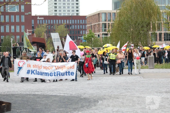 Manifestatie Walk of Freedom tegen coronabeleid