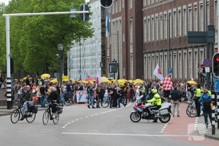 Manifestatie Walk of Freedom tegen coronabeleid