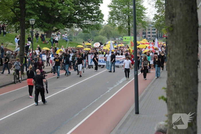 Manifestatie Walk of Freedom tegen coronabeleid