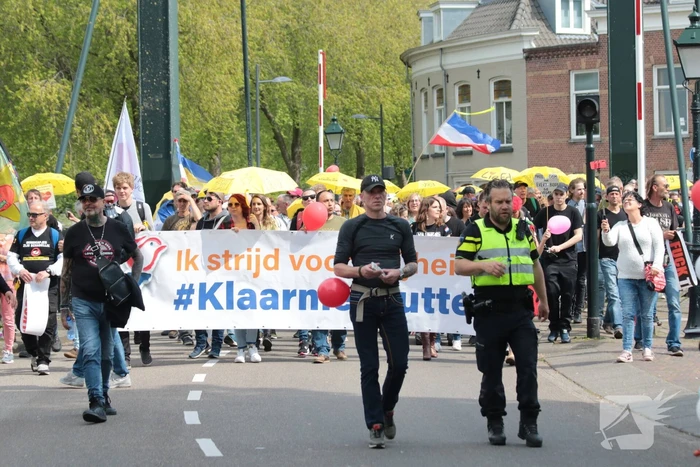 Manifestatie Walk of Freedom tegen coronabeleid