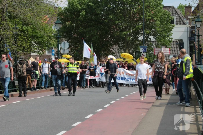 Manifestatie Walk of Freedom tegen coronabeleid