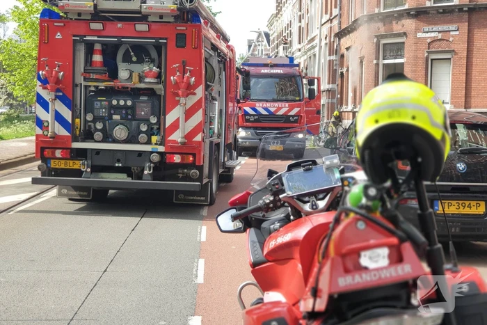 Veel rook door brand in kelder van woning