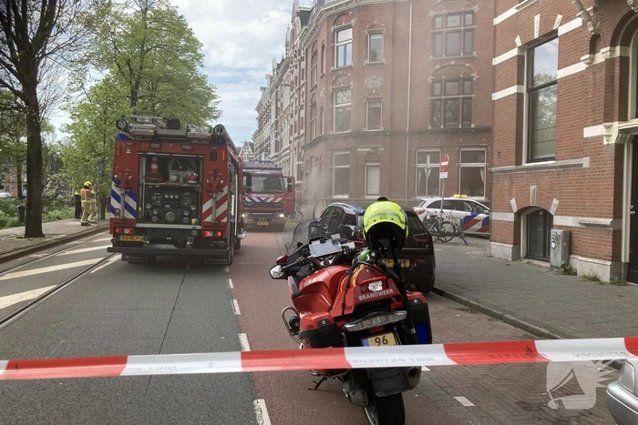 Veel rook door brand in kelder van woning