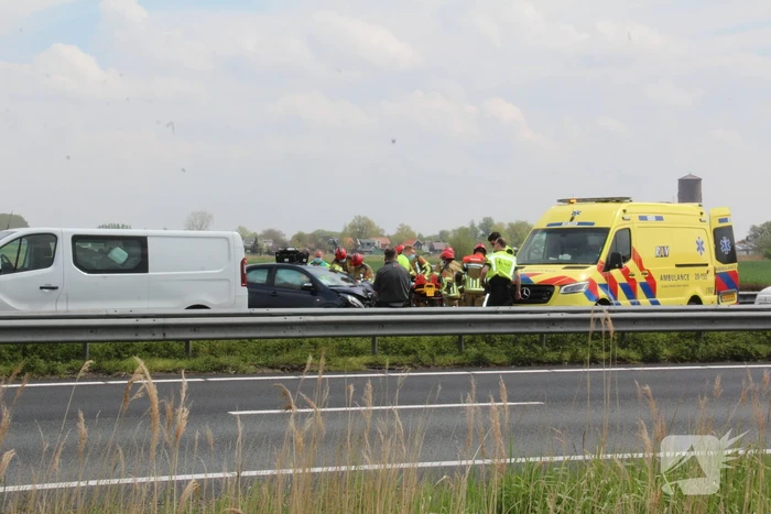 Gewonde bij ongeval op snelweg