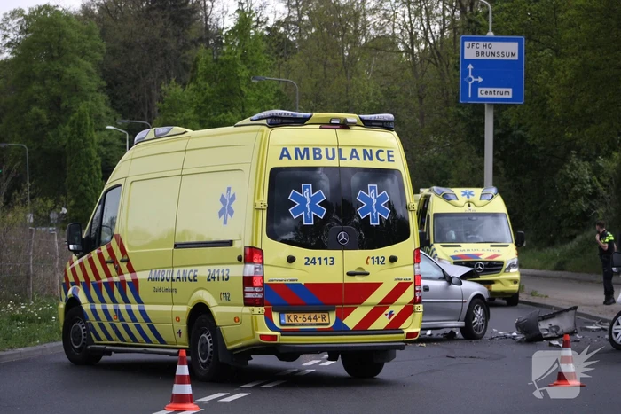 Veel schade bij verkeersongeval