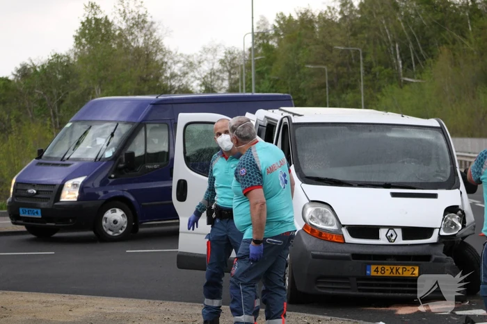 Veel schade bij verkeersongeval