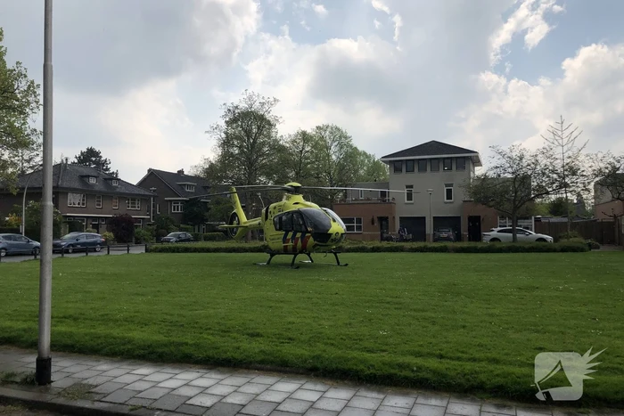 Traumahelikopter landt voor incident