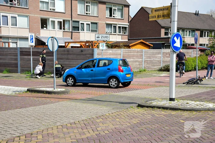 Fietster gewond door botsing met personenauto