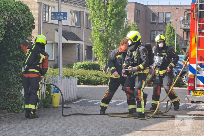 Brand op dak ontstaan door dak werkzaamheden