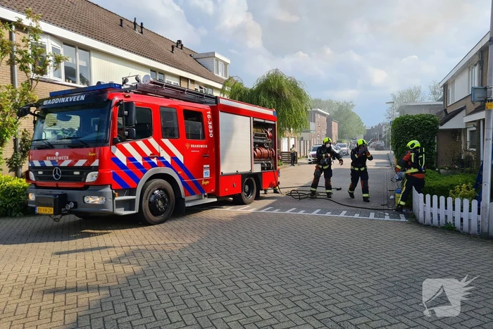 Brand op dak ontstaan door dak werkzaamheden