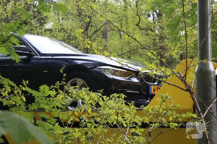 Botsing tussen twee personenauto's