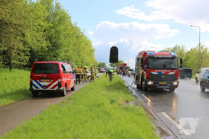 Bestuurder van Tesla verliest macht over het stuur