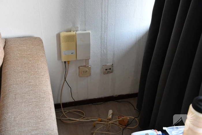 Wietkwekerij aangetroffen na wateroverlast in woning