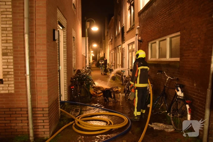 Veel rookontwikkeling bij brand in woning