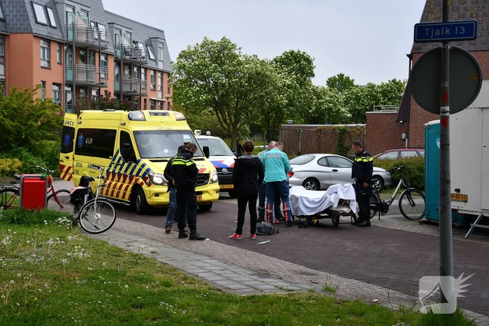 Fiets in de kreukels bij verkeersongeval