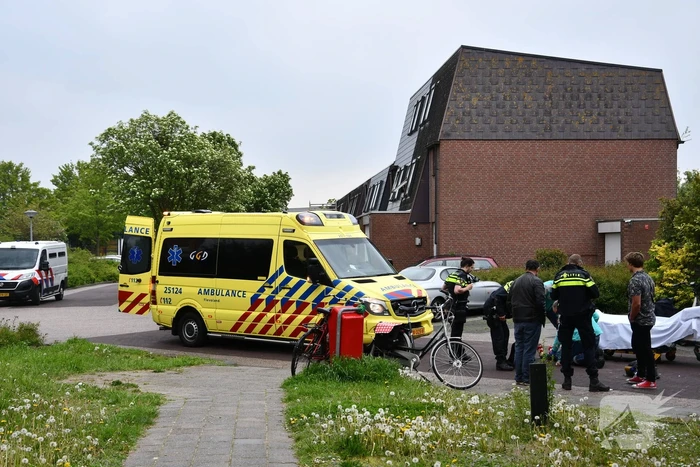 Fiets in de kreukels bij verkeersongeval