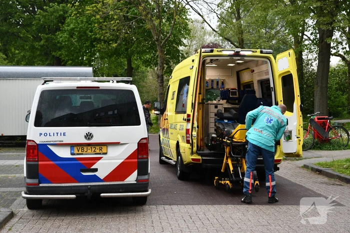 Fiets in de kreukels bij verkeersongeval