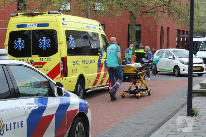 Vrouw gewond bij ongeval