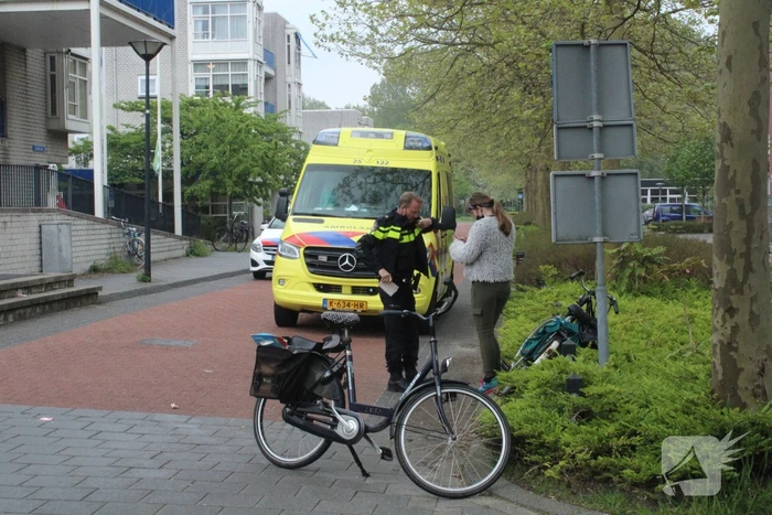 Vrouw gewond bij ongeval