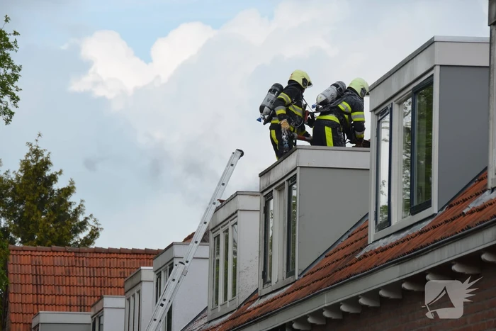 Veel schade na brand op zolder