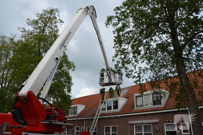 Veel schade na brand op zolder