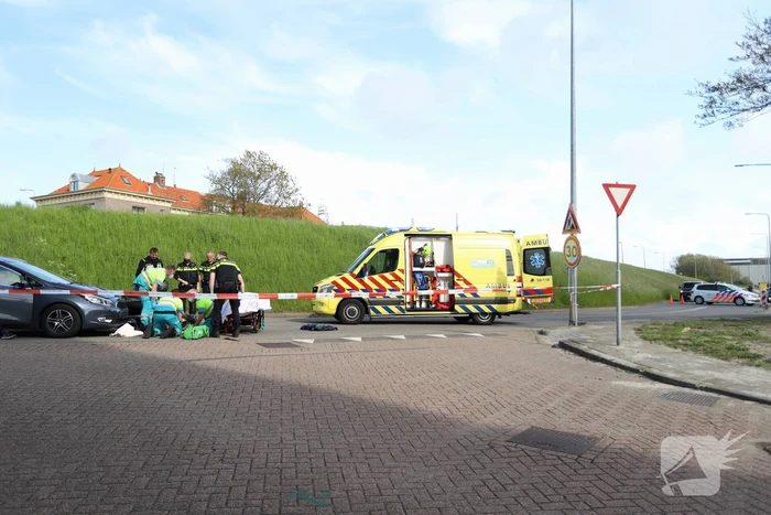 Ernstig ongeval tussen auto en motor