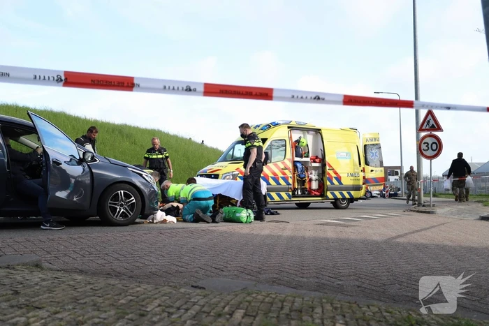 Ernstig ongeval tussen auto en motor