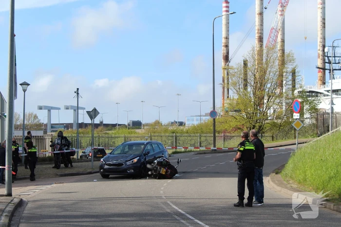 Ernstig ongeval tussen auto en motor