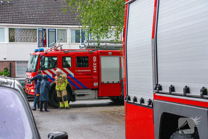 Accu vliegt in brand in garage