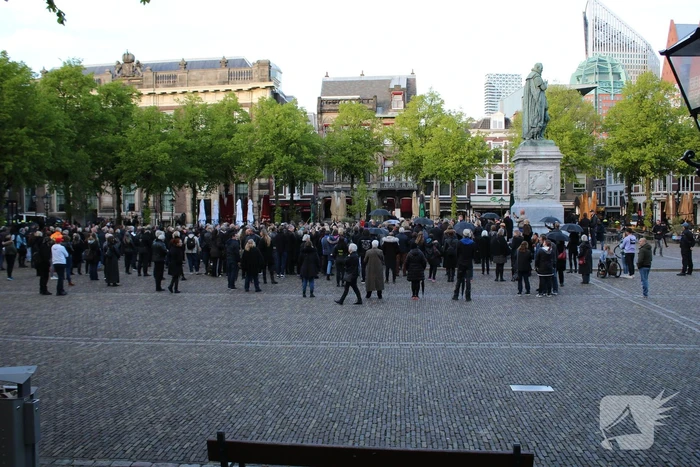 Demonstratie tegen testsamenleving