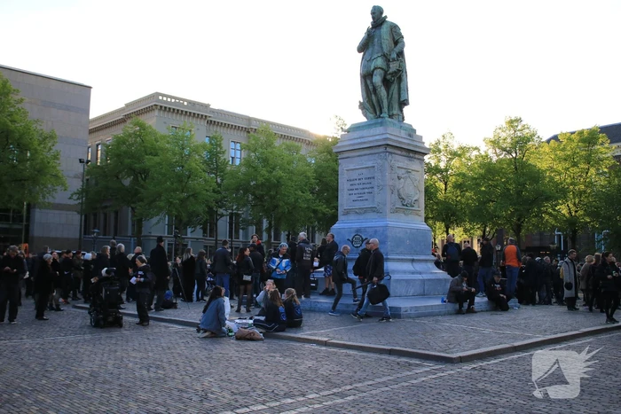 Demonstratie tegen testsamenleving